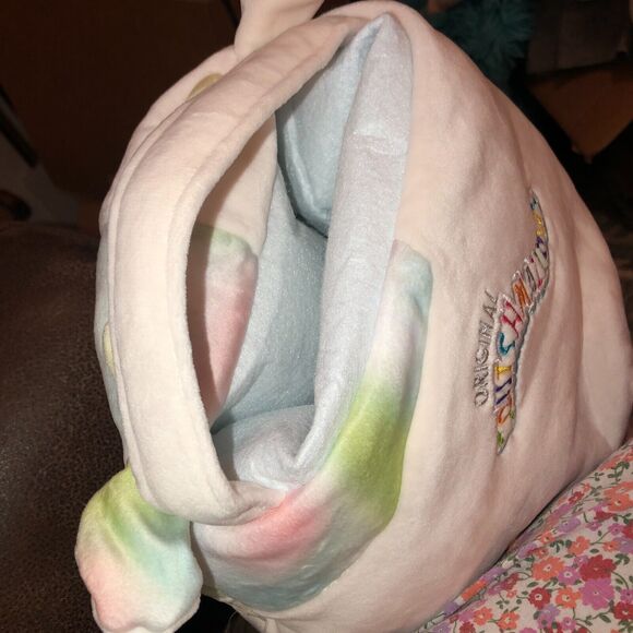 Squishmallow 12" Candess Cow Pastel Soft Easter Basket Pail Spring Plush NWT - Picture 5 of 10